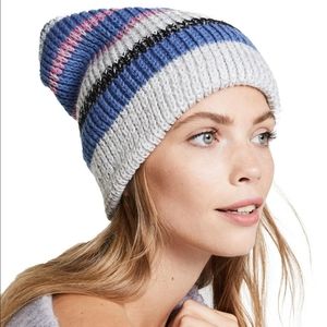 Free People Blue All Day Everyday Beanie